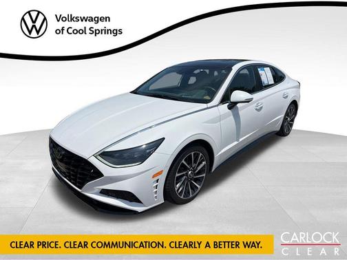 Serenity White 2023 Hyundai SONATA Limited