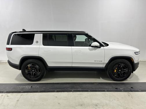 Glacier White 2023 Rivian R1S Adventure