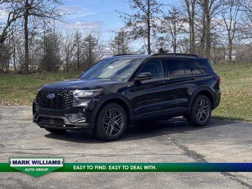 Agate Black Metallic 2026 Ford Explorer ST-Line