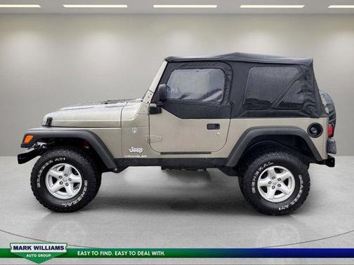 Light Khaki Clearcoat Metallic / Dark Khaki 2006 Jeep Wrangler SE