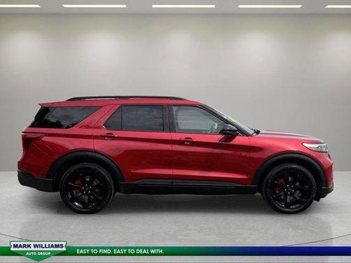 Rapid Red Metallic Tinted Clearcoat 2023 Ford Explorer ST