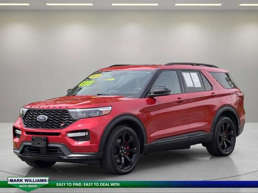 Rapid Red Metallic Tinted Clearcoat 2023 Ford Explorer ST