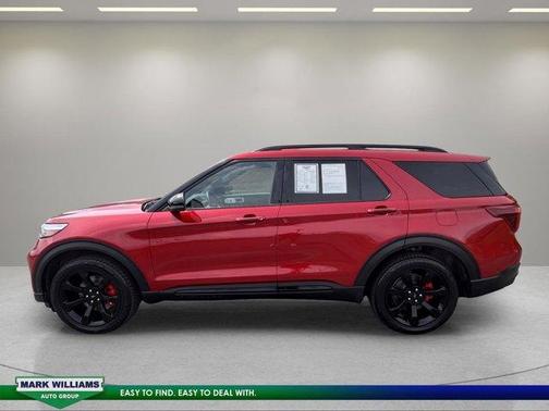 Rapid Red Metallic Tinted Clearcoat 2023 Ford Explorer ST