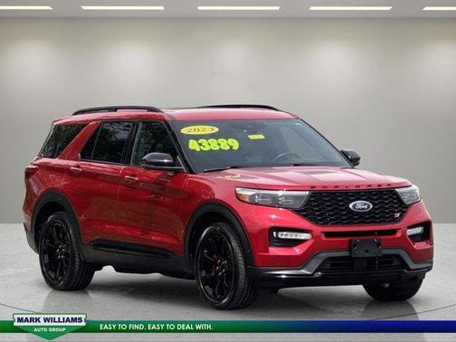 Rapid Red Metallic Tinted Clearcoat 2023 Ford Explorer ST