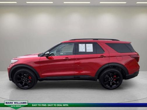 Rapid Red Metallic Tinted Clearcoat 2023 Ford Explorer ST
