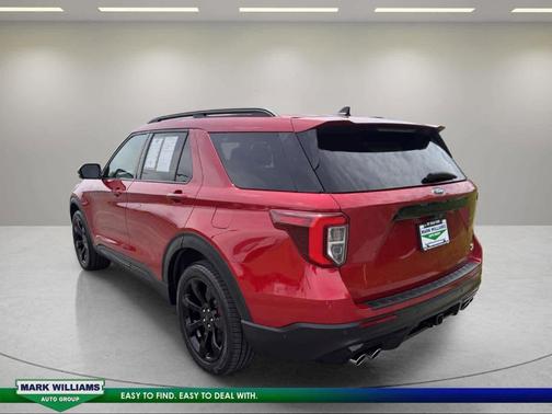 Rapid Red Metallic Tinted Clearcoat 2023 Ford Explorer ST