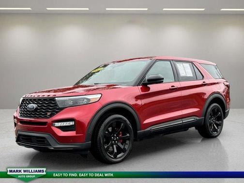 Rapid Red Metallic Tinted Clearcoat 2021 Ford Explorer ST