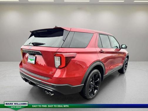 Rapid Red Metallic Tinted Clearcoat 2021 Ford Explorer ST