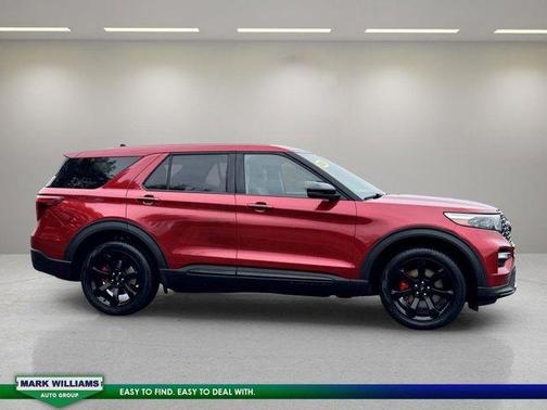 Rapid Red Metallic Tinted Clearcoat 2021 Ford Explorer ST