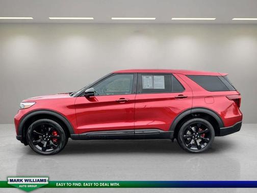 Rapid Red Metallic Tinted Clearcoat 2021 Ford Explorer ST