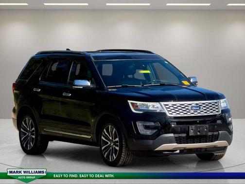 Shadow Black 2017 Ford Explorer Platinum