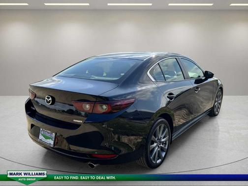 Jet Black 2024 Mazda Mazda3 FWD w/Preferred Package
