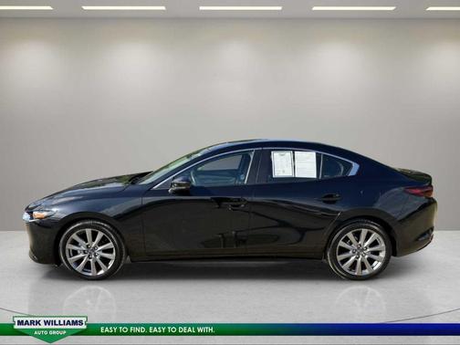 Jet Black 2024 Mazda Mazda3 FWD w/Preferred Package