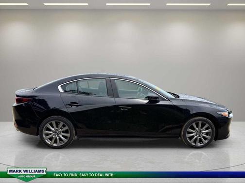 Jet Black 2024 Mazda Mazda3 FWD w/Preferred Package
