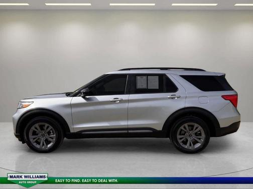Iconic Silver Metallic 2022 Ford Explorer XLT