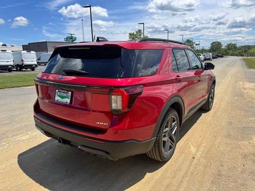 Rapid Red Metallic Tinted Clearcoat 2026 Ford Explorer ST-Line