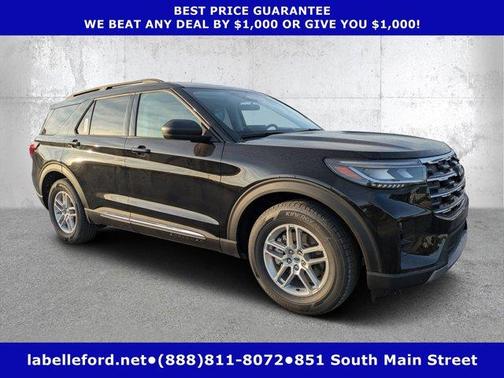 Agate Black Metallic 2025 Ford Explorer Active SUV