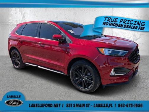Rapid Red Metallic Tinted Clearcoat 2024 Ford Edge ST-Line