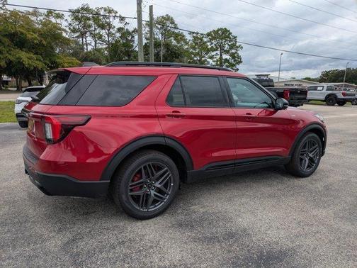 Red Metallic 2026 Ford Explorer ST-Line