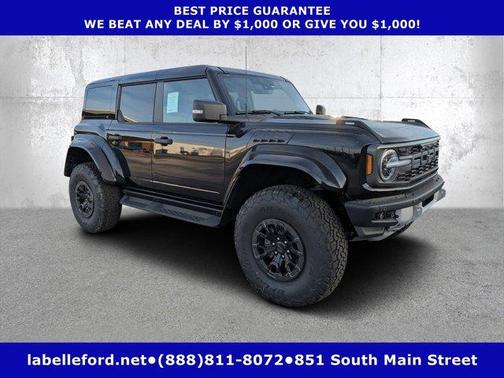 Shadow Black 2025 Ford Bronco Raptor