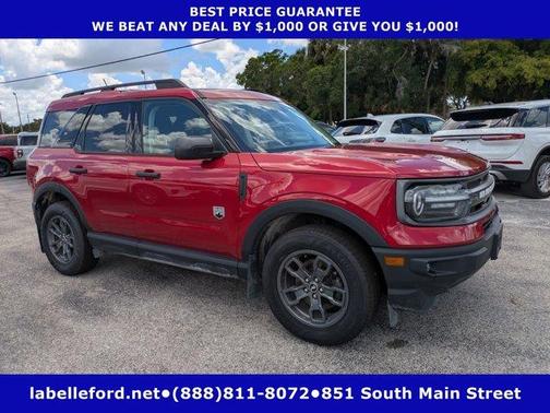 Rapid Red Metallic Tinted Clearcoat 2021 Ford Bronco Sport Big Bend