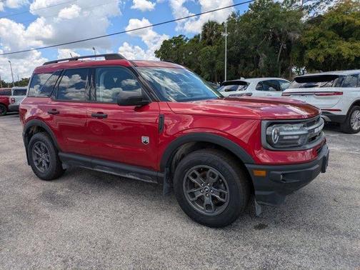 Rapid Red Metallic Tinted Clearcoat 2021 Ford Bronco Sport Big Bend