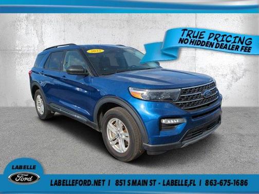 Atlas Blue Metallic 2022 Ford Explorer XLT