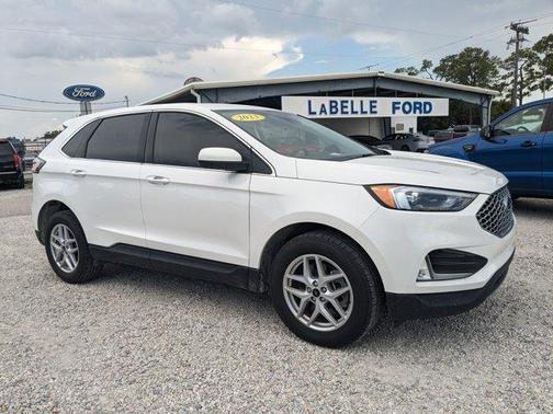 Oxford White 2023 Ford Edge SEL