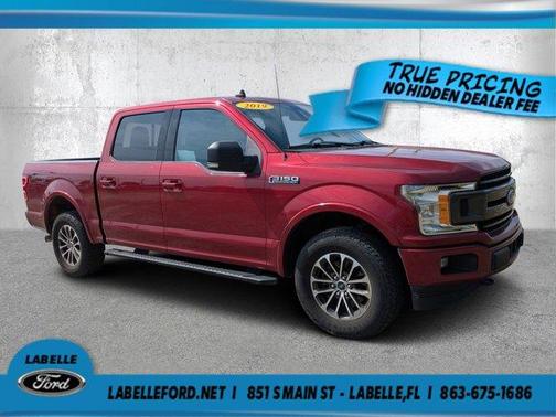 Red 2019 Ford F-150 XLT
