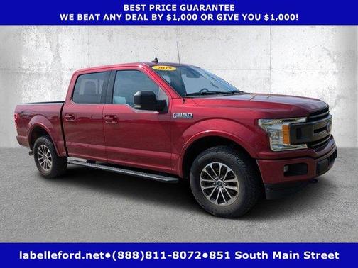 Red 2019 Ford F-150 XLT