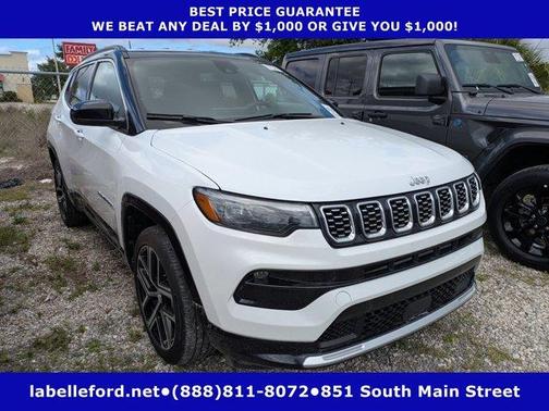 Bright White Clearcoat 2024 Jeep Compass Limited