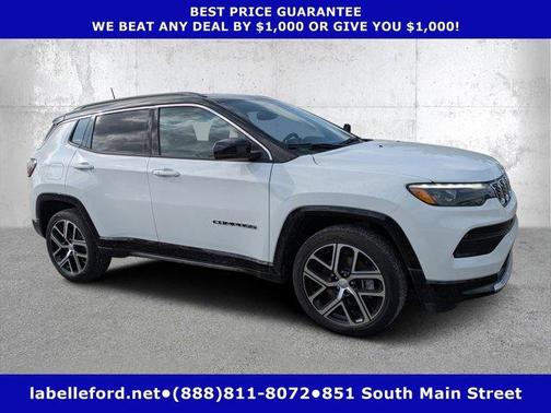 Bright White Clearcoat 2024 Jeep Compass Limited