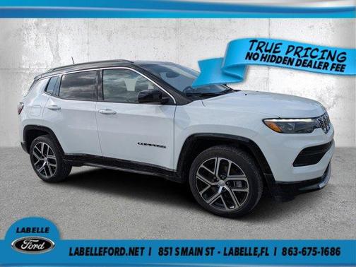 Bright White Clearcoat 2024 Jeep Compass Limited