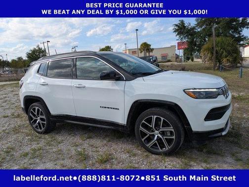 Bright White Clearcoat 2024 Jeep Compass Limited