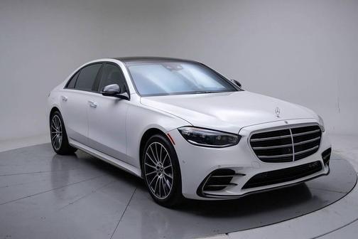 White 2024 Mercedes-Benz S-Class 4MATIC