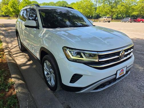 White 2021 Volkswagen Atlas V6 SE 4Motion AWD 4dr SUV w/Technology