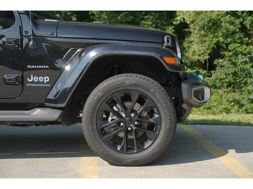 Black Clearcoat 2023 Jeep Wrangler 4xe Sahara