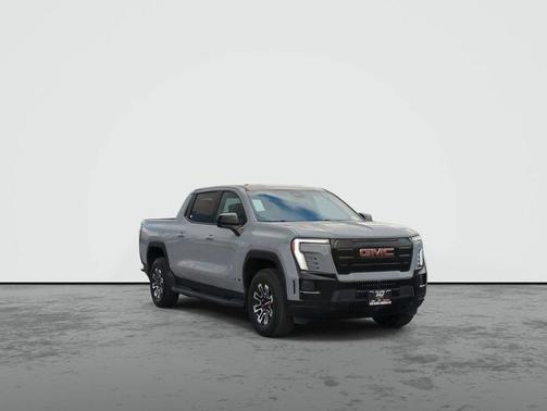 Thunderstorm Gray 2026 GMC Sierra EV Extended Range Elevation