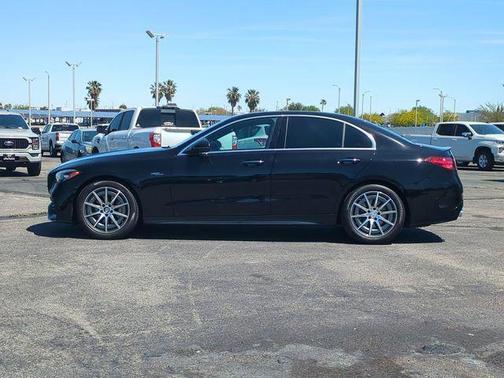 Black 2025 Mercedes-Benz AMG C 43 4MATIC