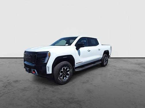 Summit White 2026 GMC Sierra EV Extended Range AT4