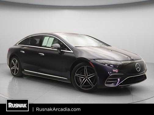 Twilight Blue Metallic 2023 Mercedes-Benz EQS 580 Base 4MATIC