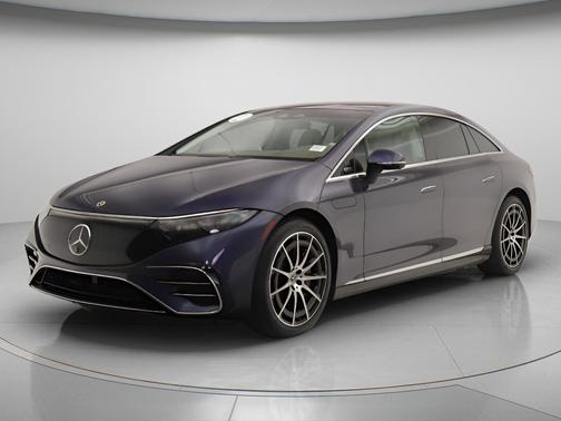 Twilight Blue Metallic 2023 Mercedes-Benz EQS 580 4MATIC