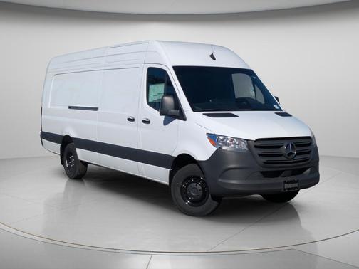 Arctic White 2025 Mercedes-Benz Sprinter 3500 170 WB High Roof Extended Cargo