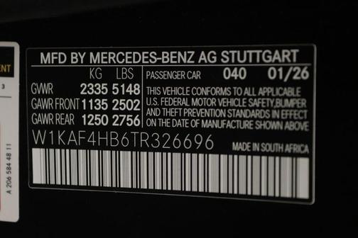 Black 2026 Mercedes-Benz C-Class C 300 4MATIC