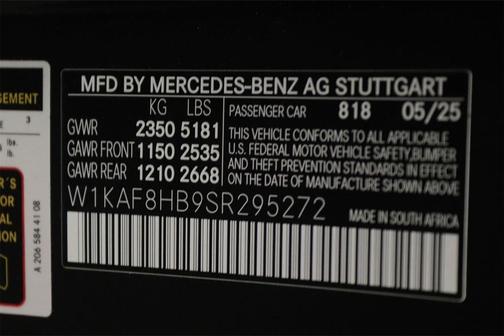 2025 Mercedes-Benz C-Class 4MATIC