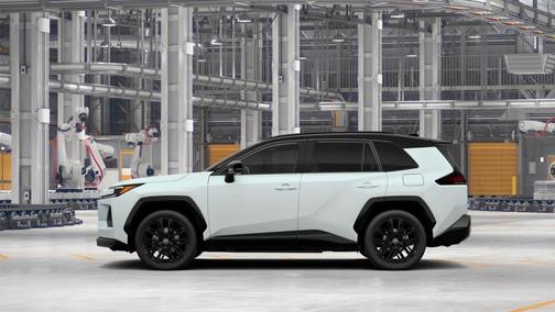 Wind Chill Pearl/Midnight Black Metallic roof 2026 Toyota RAV4 SE