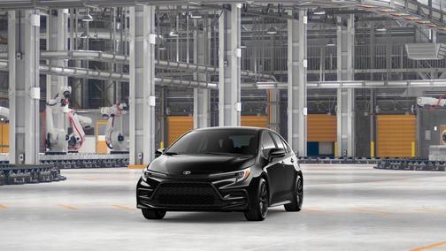 Midnight Black Metallic 2026 Toyota Corolla SE