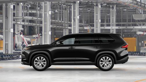 Midnight Black Metallic 2026 Toyota Grand Highlander Hybrid Limited