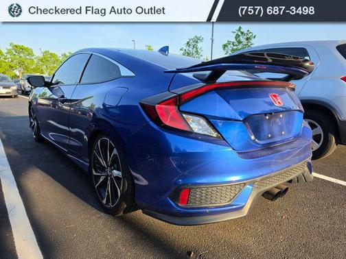 Aegean Blue Metallic 2018 Honda Civic Si