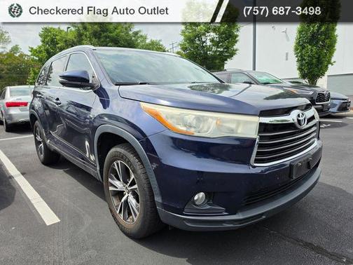 Nautical Blue Metallic 2016 Toyota Highlander XLE
